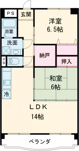 【イーストパレスの間取り】