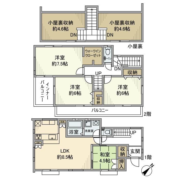 東久留米市浅間町のその他の間取り