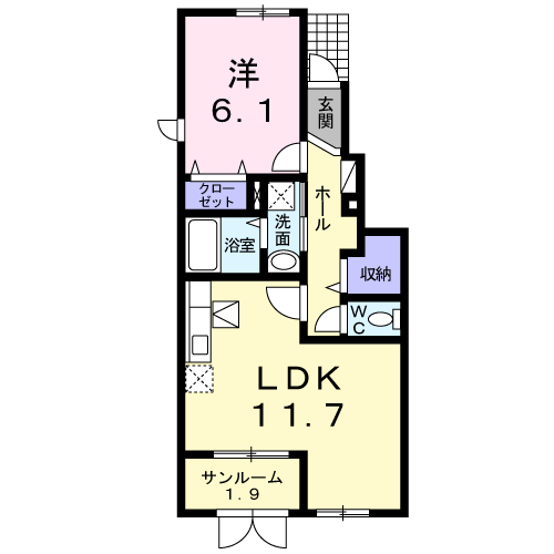 東村山郡山辺町大字山辺のアパートの間取り