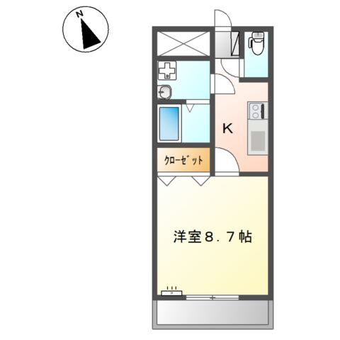 グランシャリオＯＫＡＺＡＫＩの間取り