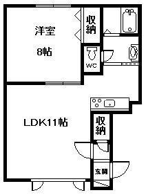 アピアＡ棟の間取り