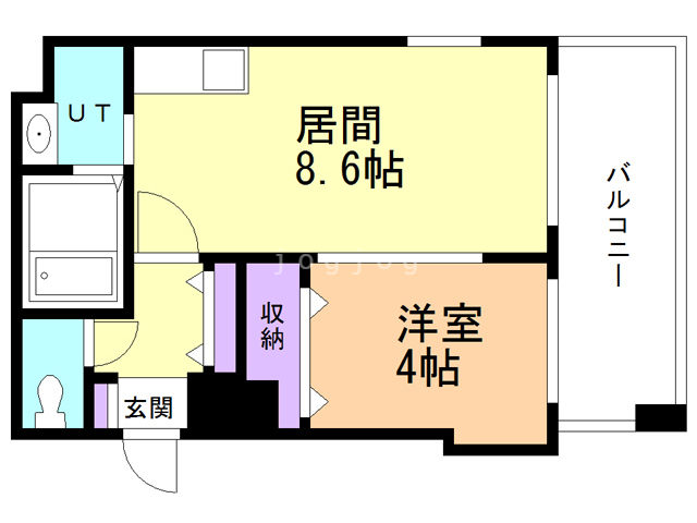 レジデンスカープ札幌の間取り