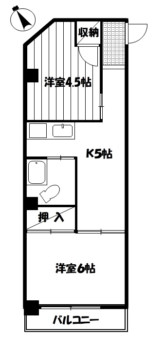 金健ビルの間取り