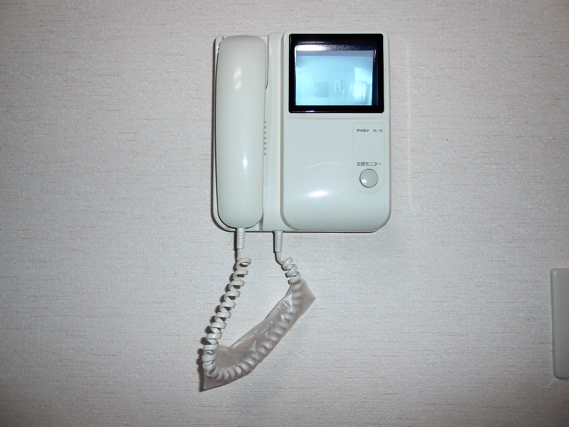 セキュリティ　来た人の顔が分かるので、安心です。