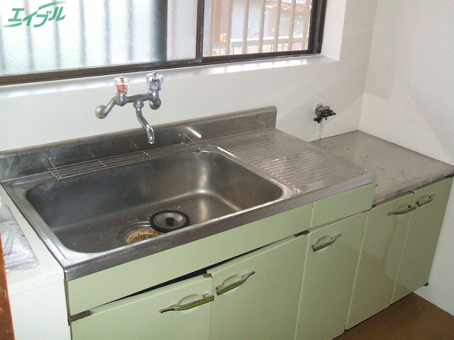 キッチン　ガスコンロ設置可