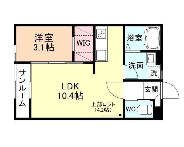 Ｆｅｌｉｃｅ二俣新町　Ａ棟の間取り