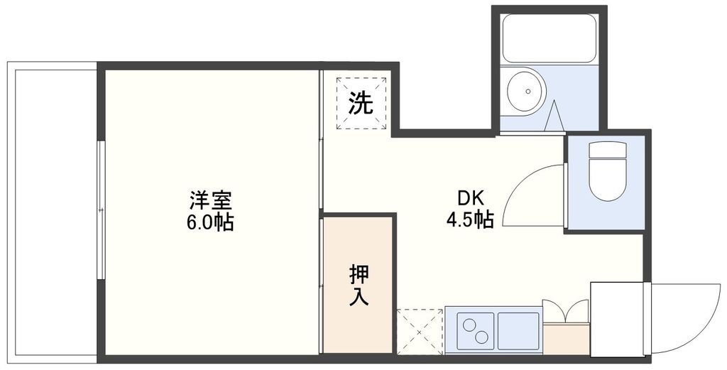 アベニューメロン館の間取り