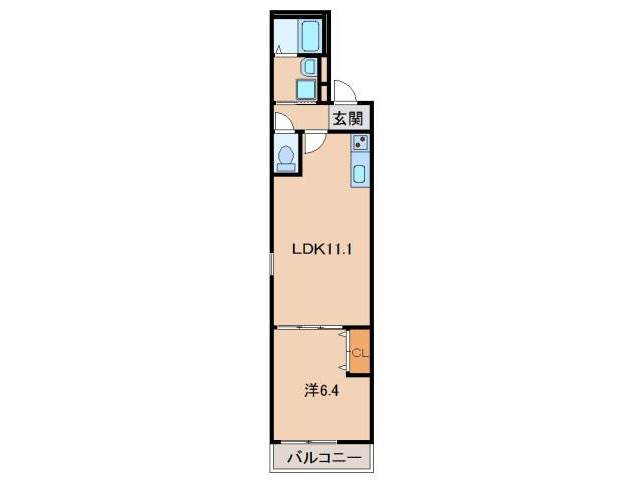 フジパレス和歌山II番館の間取り