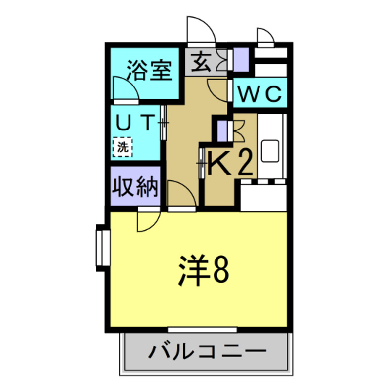 サプリーム新舞子IIの間取り