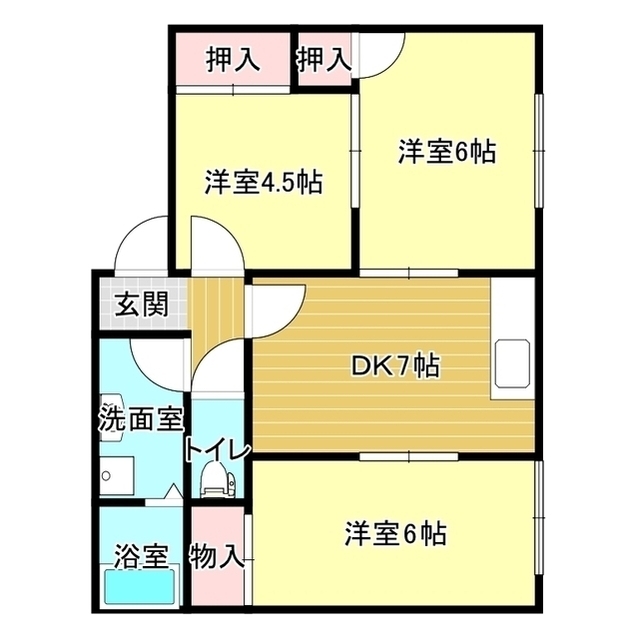 カキクケコーポの間取り