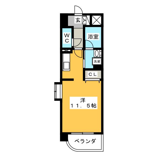 シャンベール浅井の間取り