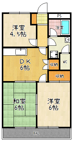 エルシャトーの間取り