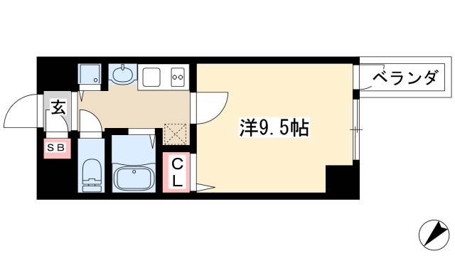 プレサンス東別院駅前コネクションの間取り