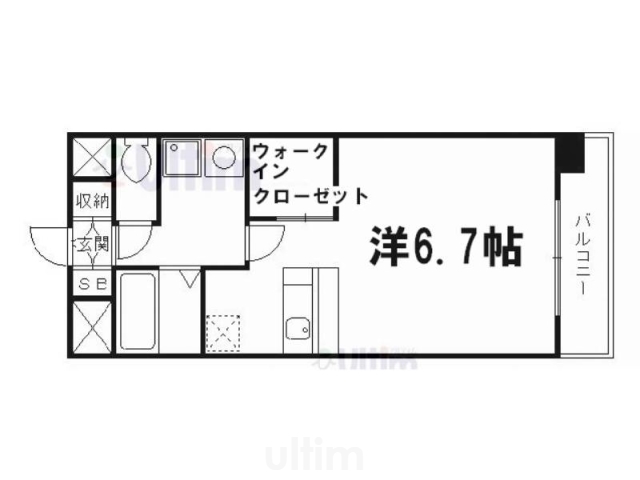 アスヴェル京都烏丸五条の間取り