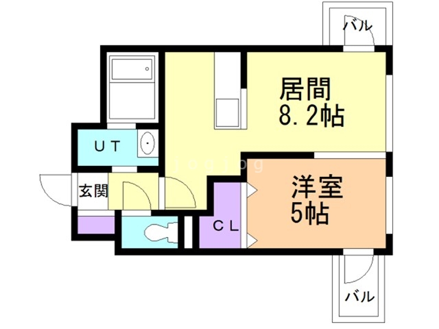 アルトローマ平岸の間取り