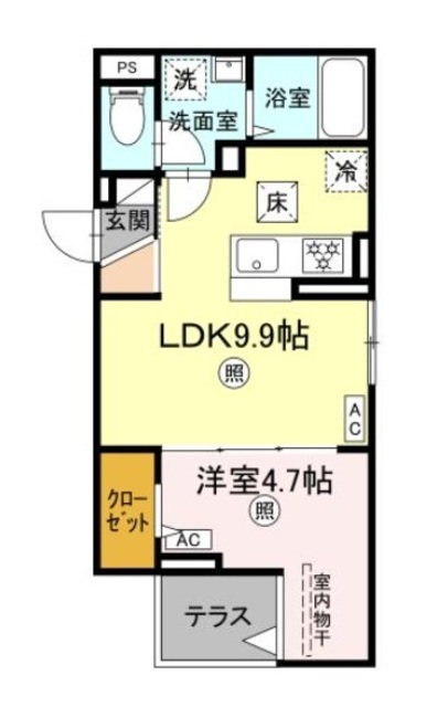 ルリアン千住緑町の間取り