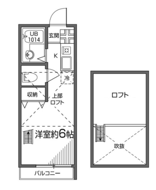 シルバーコート中落合の間取り