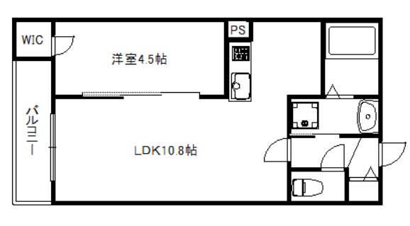 メゾンドカリーヌの間取り