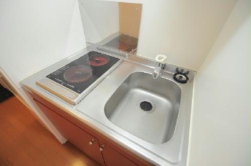 キッチン　電気コンロ２口