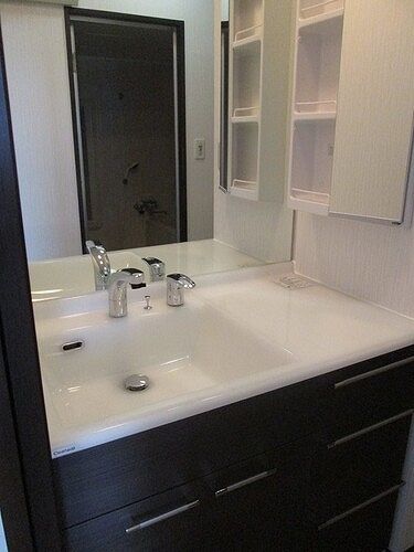 洗面設備　洗面所です