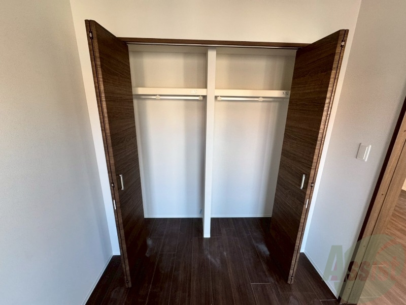 収納　収納を開けてみました！たくさん入りそうですね～