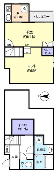 ＣＢ八千代台ミラの間取り