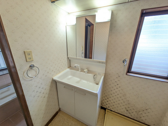 洗面設備　※現況優先です。