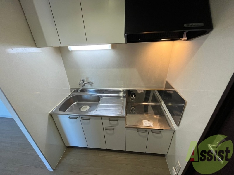 キッチン　ガスキッチンです。２口コンロが設置できます。