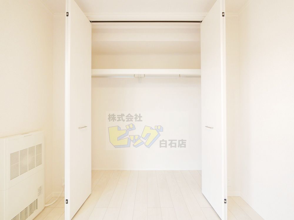 収納　各部屋にクローゼットを完備しています♪