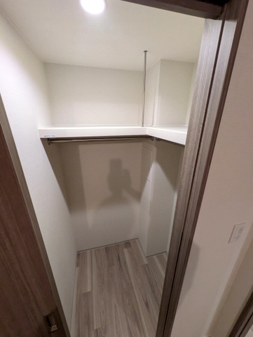 収納　大容量のウォークインクローゼット