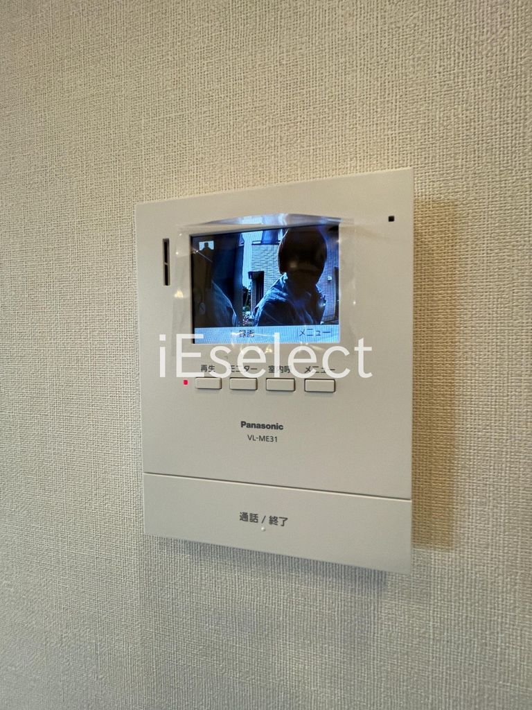 セキュリティ　モニタ付きのインターホンで来客対応も安心★