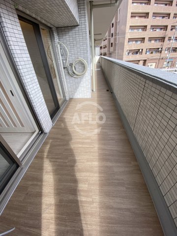 バルコニー　ディームス福島（旧名：プレジオ福島リバーガーデン）　バルコニ