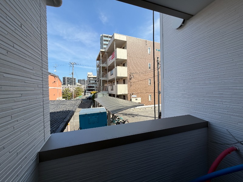 眺望　建築工事中です