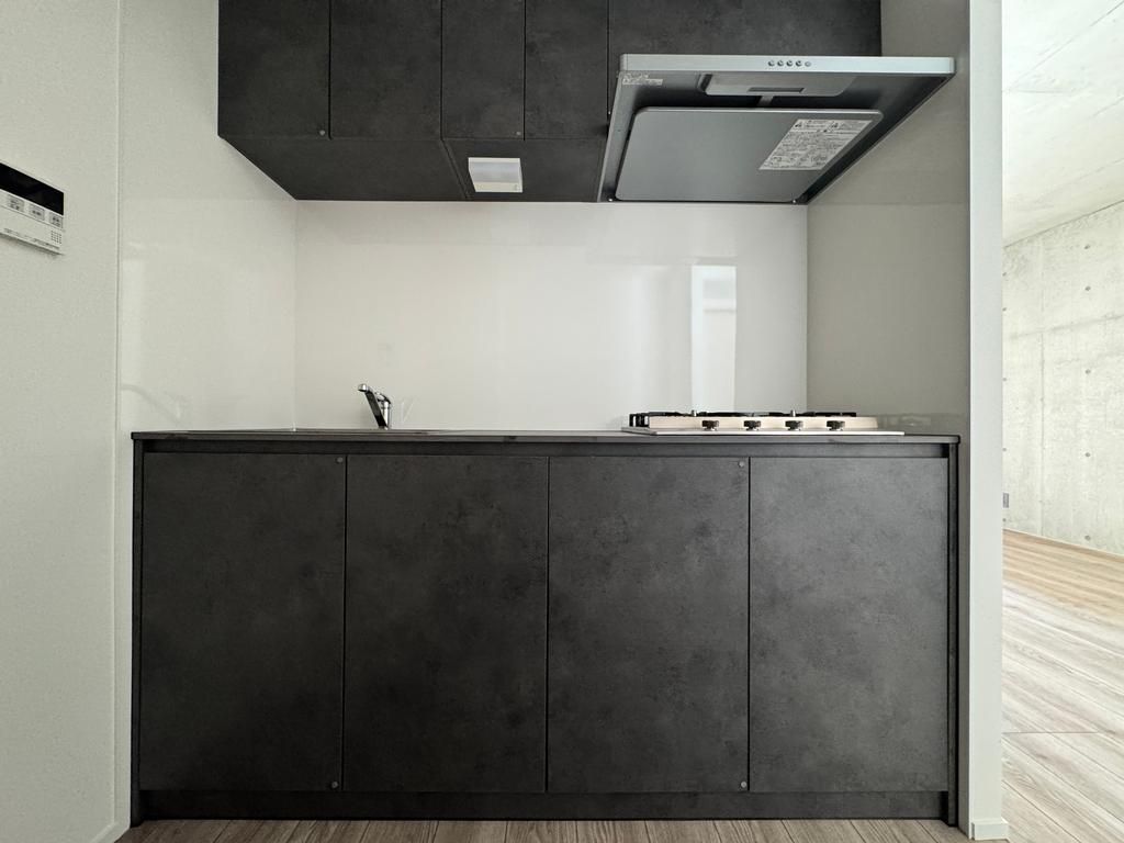 キッチン　コンパクトなキッチンで掃除もラクラク