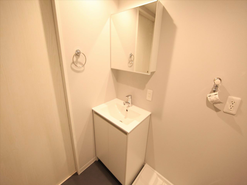 洗面設備　デザイン独立洗面台（シャンプードレッサー付）