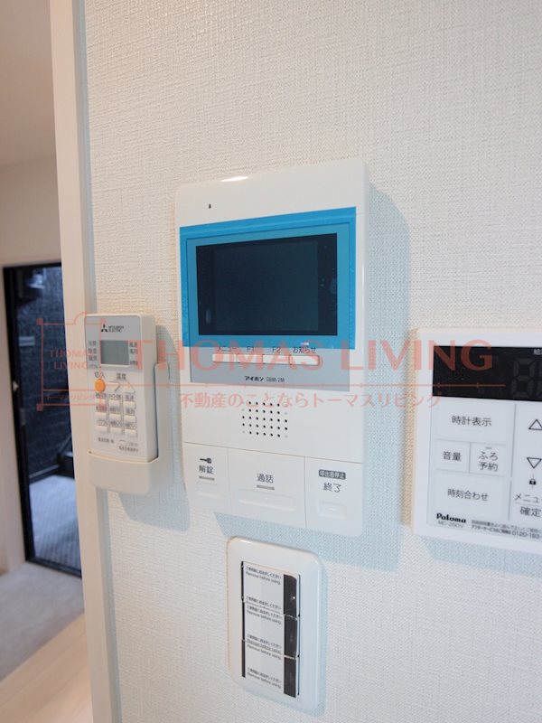 セキュリティ　安心のモニター付インターホンです。