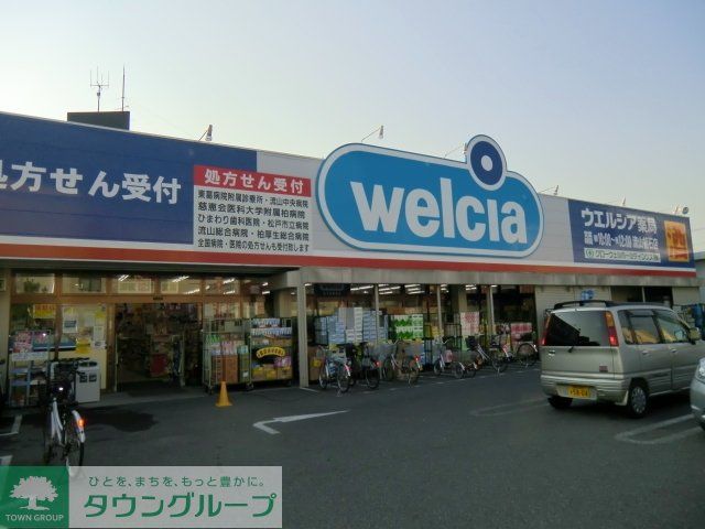 ドラックストア　ウエルシア薬局（ドラッグストア）まで405m