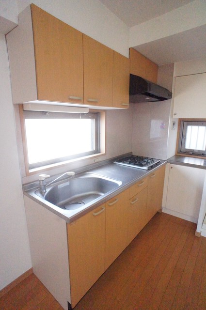 キッチン　２口ガスコンロ付システムキッチン♪