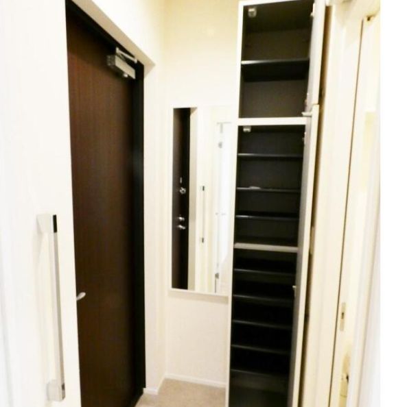 玄関　落ち着いた玄関です