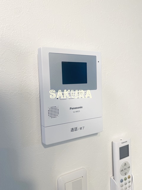セキュリティ　安心のモニター付きインターホンです♪