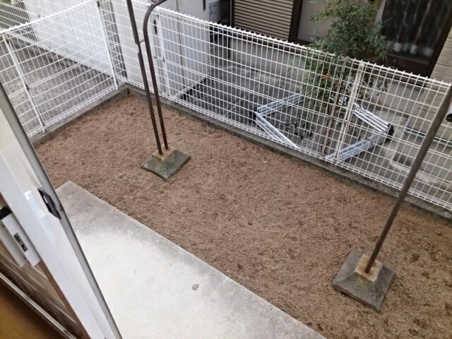 バルコニー　庭