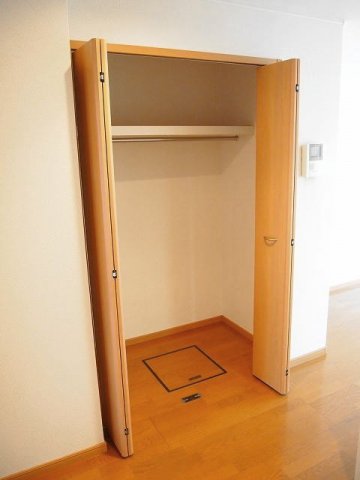 収納　たっぷりとした収納スペースです