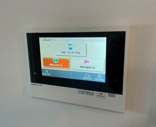 セキュリティ　モニター付きインターホン