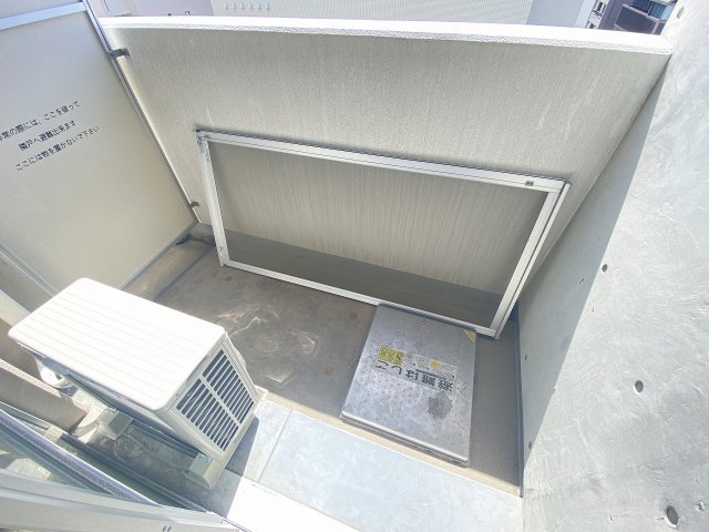 バルコニー　広々としたバルコニーです