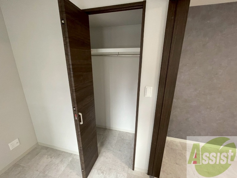 収納　洋室にはクローゼットがあるのですっきり片付きそうです。