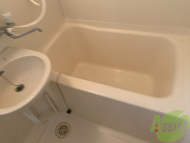 バス・シャワールーム　シンプルなお風呂です。一日の疲れをたっぷりと癒してくれます。