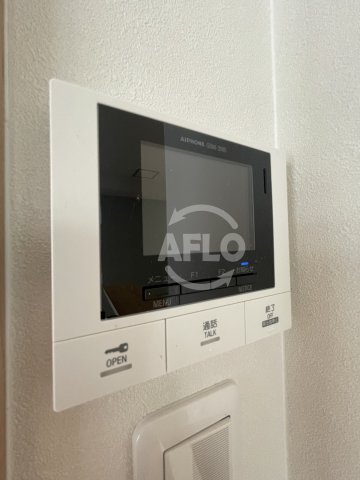 セキュリティ　アネールエレ江戸堀　モニター付きインターホン