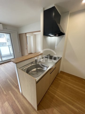 キッチン　アネールエレ江戸堀　カウンターキッチン