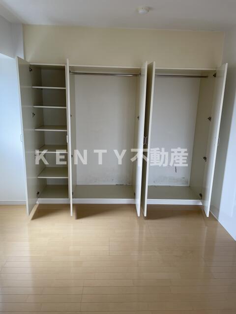 収納　大きなスペースがあり、収納には困りません