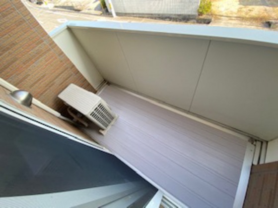 バルコニー　※別部屋の写真です